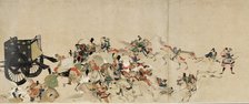 Illustrated Tale of the Heiji Civil War (The Imperial Visit to Rokuhara) 3 scroll, 13th century. Artist: Anonymous  