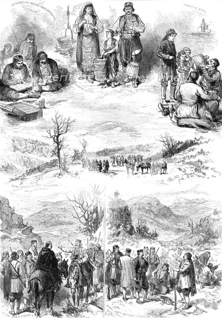 The War in the Herzegovina: sketches by our special artist, 1876. Creator: Unknown.