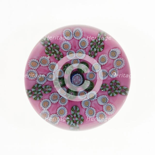 Paperweight, Clichy, 19th century. Creator: Clichy Glassworks.