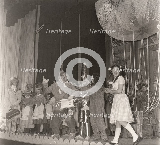 Scene from a Rowntree's employees' performance of The Wizard of Oz, 1966. Artist: Unknown