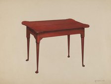 Card Table, 1937. Creator: Arsen Maralian.