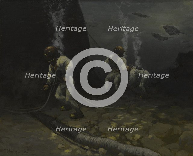 Divers from EPRON (Special Expedition for Underwater Works).