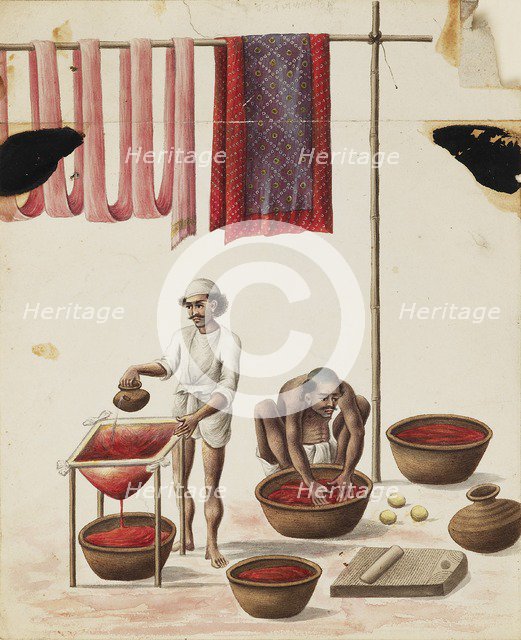 Dyers, 1840-1850. Artist: Unknown.