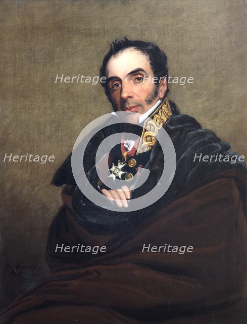 Portrait of General Miguel Ricardo da Alava, Spanish soldier, 1818.  Artist: George Dawe.
