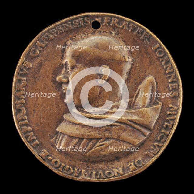 Johannes Mulicum, Infirmarian of the Cistercian Monastery at Kamp near Neuss [obverse], 1540. Creator: Friedrich Hagenauer.