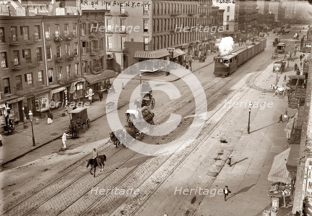 Eleventh Avenue and New York Central Railroad, c. 1911.
