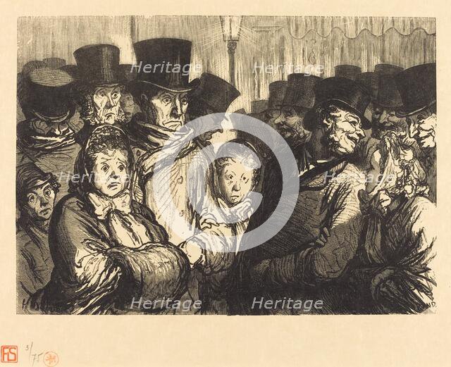 Boulevard du Temple a minuit, 1862. Creator: Charles Maurand.