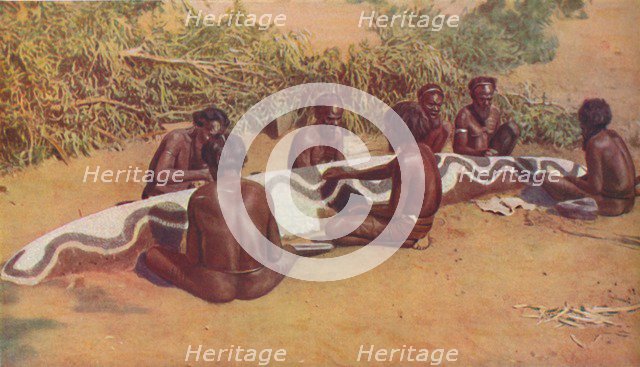'Totemistic Ritual Among the Australian Blacks', c1935. Artist: Macmillan Publishers.