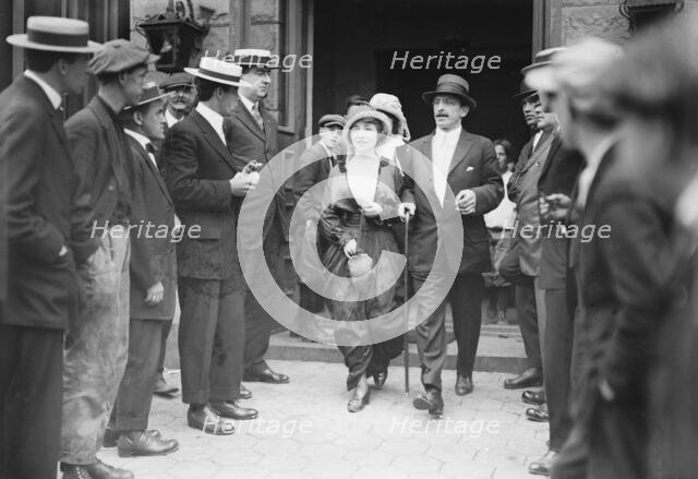 Berkman & Helen Harris, 1914. Creator: Bain News Service.