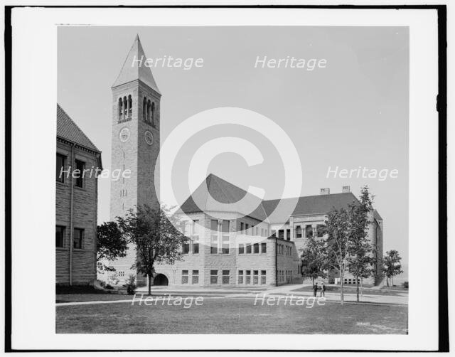 The Library, Cornell University, between 1890 and 1901. Creator: Unknown.