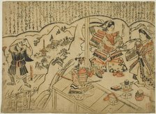 The Vision of Kumagai Renshobo, c. 1690. Creator: Sugimura Jihei.