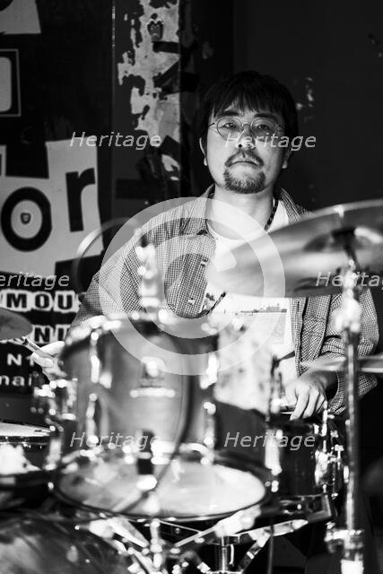 Maya Akechi and Alborg live at Hope & Anchor, Islington, London, May 2025. Creator: Annapaola Marchesani.