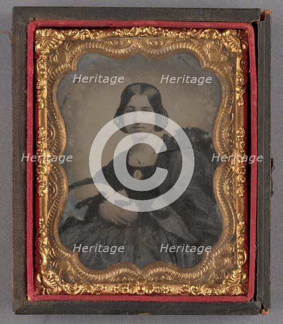 Portrait of Julia A. Magillon, about 1860. Creator: Unknown.