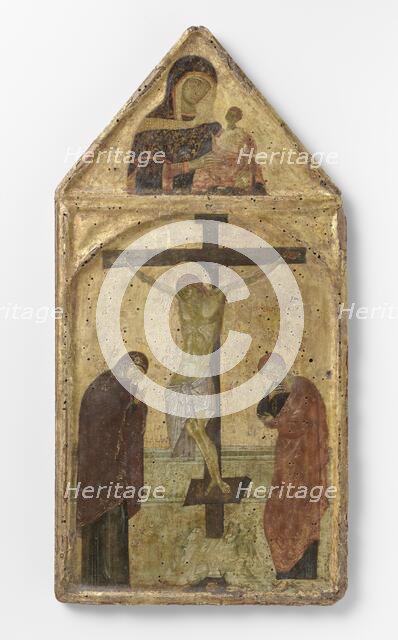 Crucifixion with the Virgin and Saint John, c.1250. Creator: Anon.