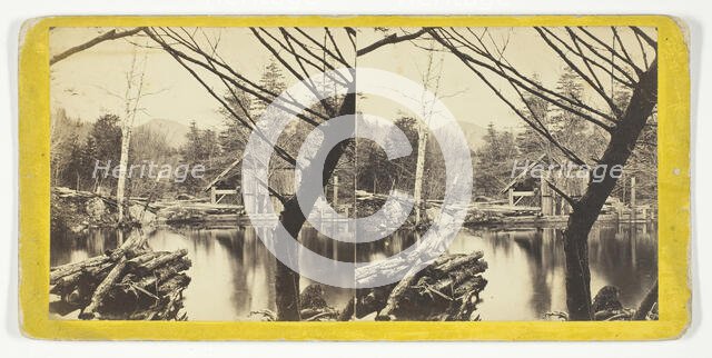 The Mill Pond near Laurel House, 1869/1901. Creator: Anthony & Company.