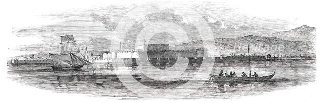 The Dardanelles - Fort of Chanah-Kalesi, from the Middle of the Channel, 1850. Creator: Unknown.