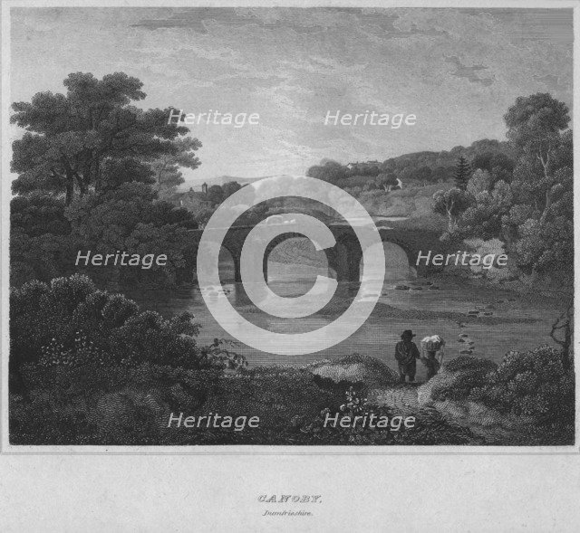 'Canonbie, Dumfriesshire', 1814. Artist: John Greig.