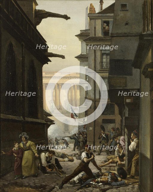 By morning on 29 July 1830, 1831. Creator: Carpentier, Paul Claude-Michel (1787-1877).