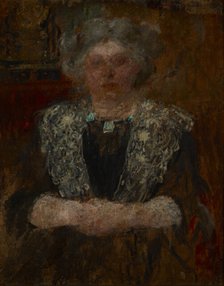 Portrait of a Woman, between 1916-1930. Creator: Olga Boznanska.