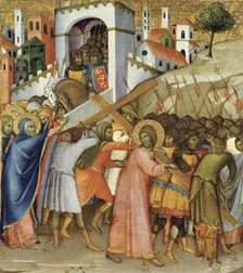 Christ on the route to Calvary, 1415. Creator: Andrea di Bartolo.