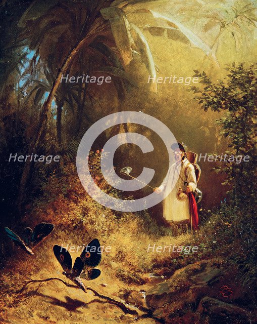 The Butterfly Hunter, c. 1840.