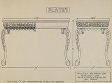 Pier Table, c. 1936. Creator: John Dieterich.