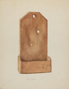 Scouring Board, 1939. Creator: Max Fernekes.