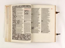 The Kelmscott Chaucer - The Works of Geoffrey Chaucer Now Newly Imprinted, 1896. Creator: Sir Edward Coley Burne-Jones.