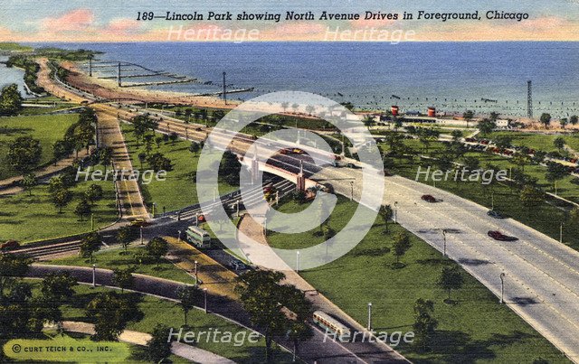 Lincoln Park, Chicago, Illinois, USA, 1941. Artist: Unknown