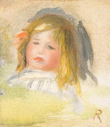 Child with Blond Hair, 1895/1900. Creator: Pierre-Auguste Renoir.