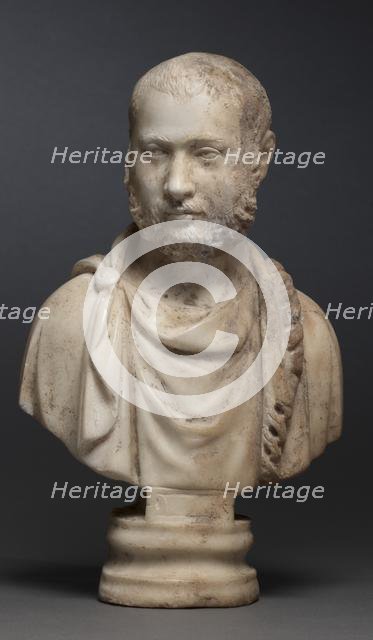 Portrait Bust of an Aristocratic Man, 280-290. Creator: Unknown.