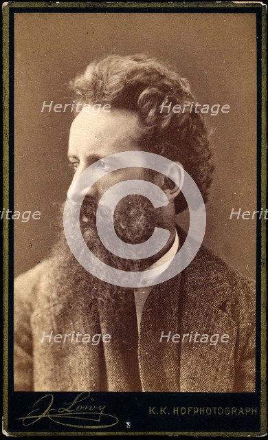 Portrait of the Painter Hans Makart (1840-1884), c. 1880.