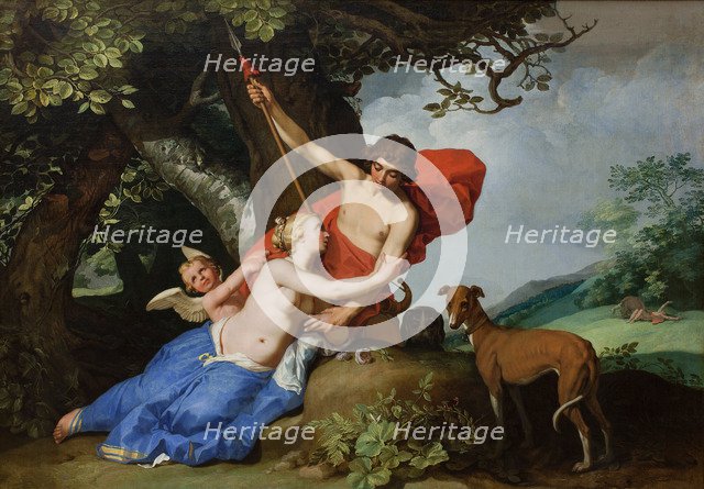 Venus and Adonis, 1632. Artist: Bloemaert, Abraham (1566-1651)