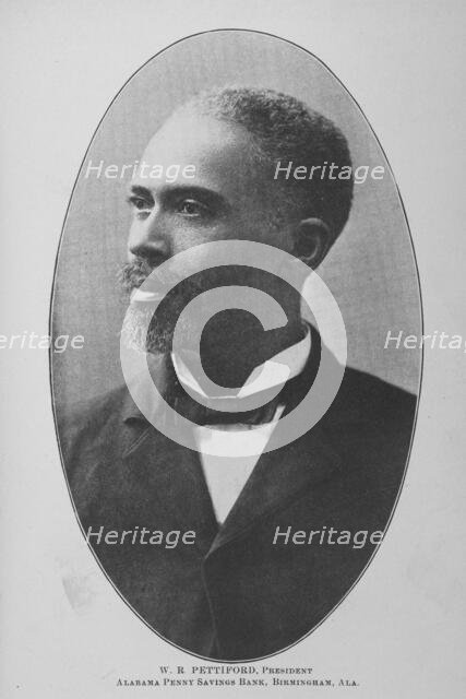 W. R. Pettiford, President. Alabama Penny Savings Bank, Birmingham, Ala., 1907. Creator: Unknown.