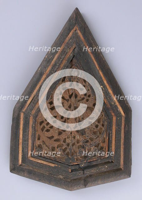 Panel from a Minbar, Egypt, 13th-14th century. Creator: Unknown.