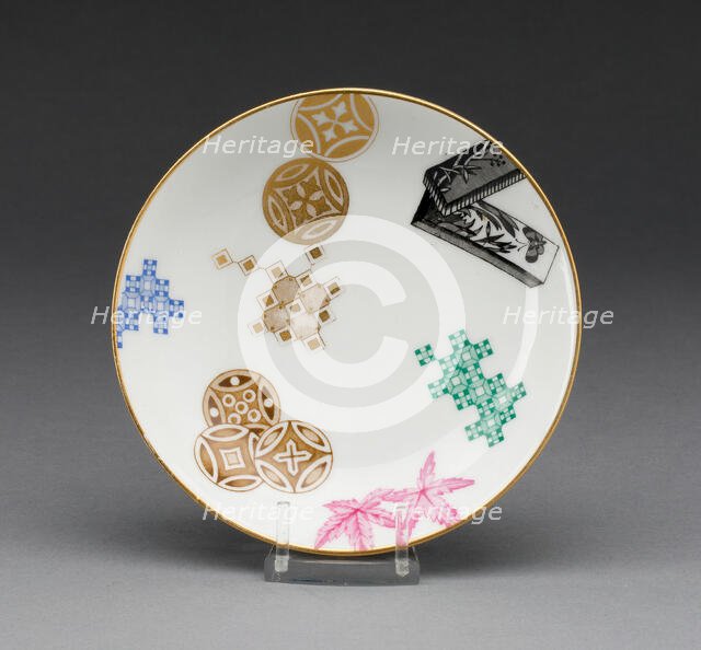 Saucer, Worcester, 1878. Creator: Royal Worcester.