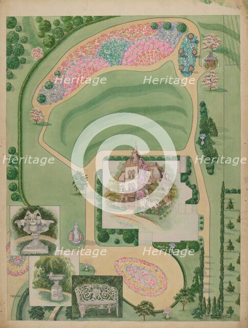 William A. Wheelock Estate, c. 1936. Creator: Tabea Hosier.