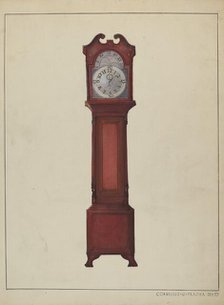 Grandfather's Clock, c. 1936. Creator: Cornelius Frazier.