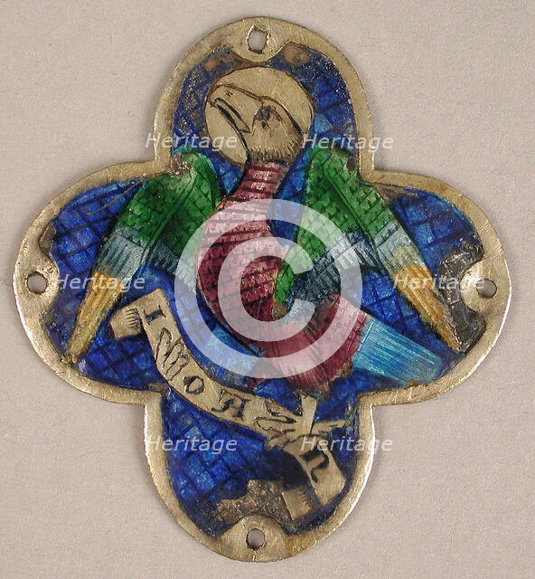 Plaque with the Eagle of Saint John, Catalan, 14th century. Creator: Unknown.