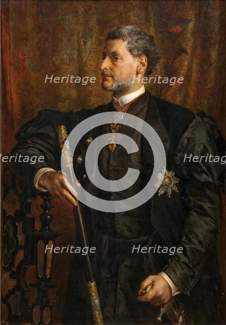Portrait of Alfred Potocki, 1879. Creator: Jan Matejko.