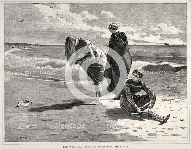 High Tide, 1870. Creator: Winslow Homer (American, 1836-1910).
