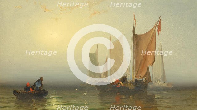 Marine Study, 1860-1900. Creator: Franklin D. Briscoe.