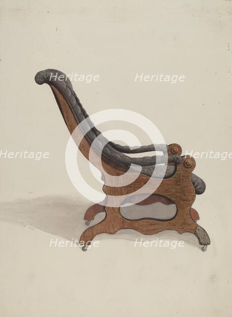 Sleepyhollow Armchair, 1937. Creator: Dana Bartlett.