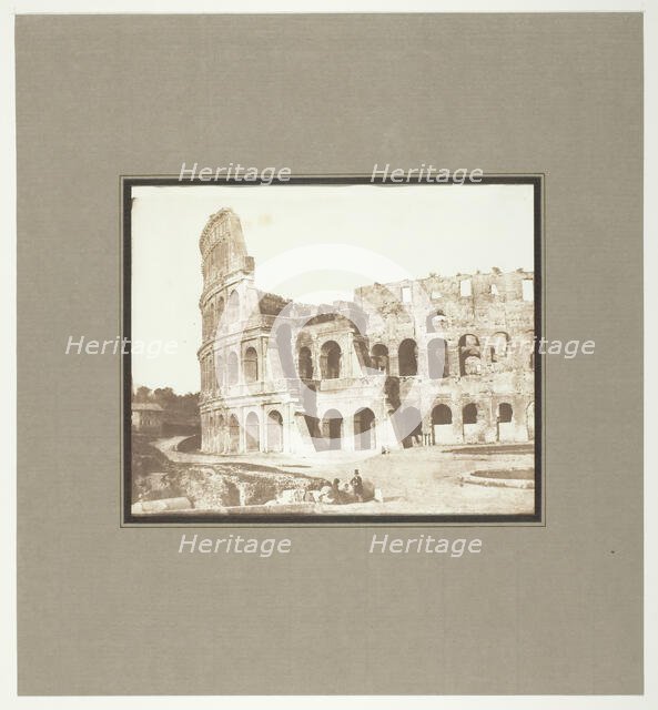 Colosseum, Rome, 2nd View, May 1846. Creator: Calvert Jones.