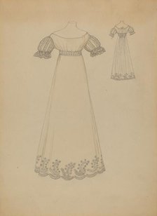 Dress, c. 1936. Creator: Rosalia Lane.