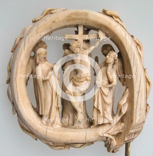 Head of a Crozier with the Virgin and Child and Angels, French, ca. 1300-1325. Creator: Unknown.