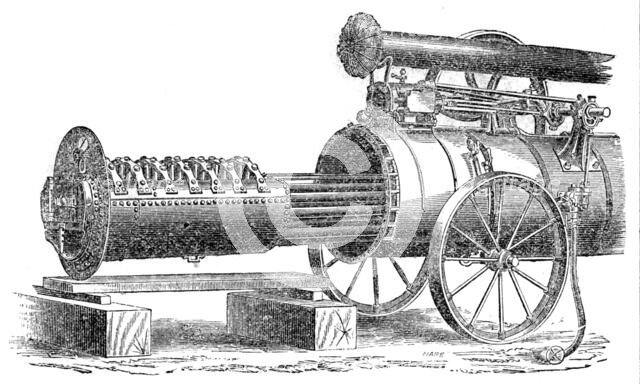 The International Exhibition: Ransome and Sims' ten-horse power engine, 1862. Creator: Unknown.