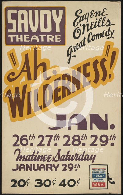 Ah, Wilderness!, San Diego, 1938. Creator: Unknown.