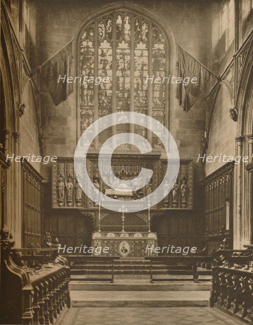 'Chancel and East Window of St. Margaret's, Westminster', c1935. Creator: Taylor.