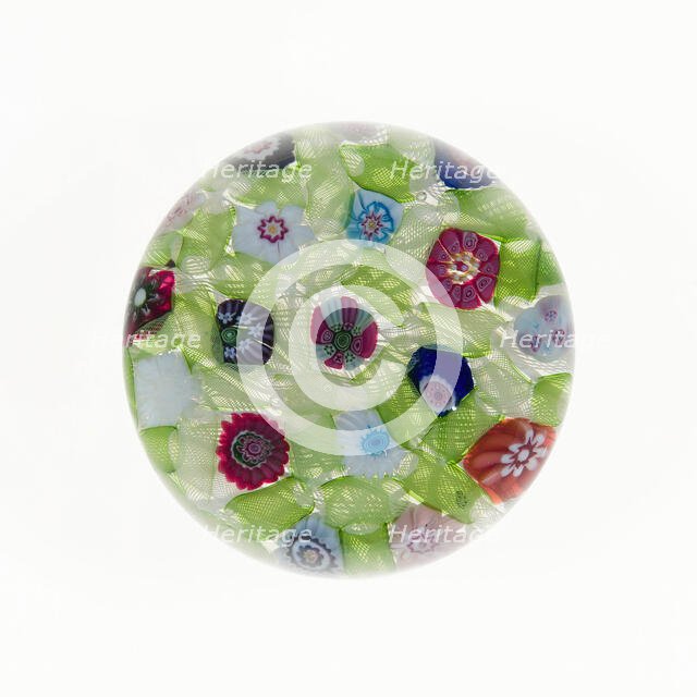 Paperweight, Clichy, 19th century. Creator: Clichy Glassworks.